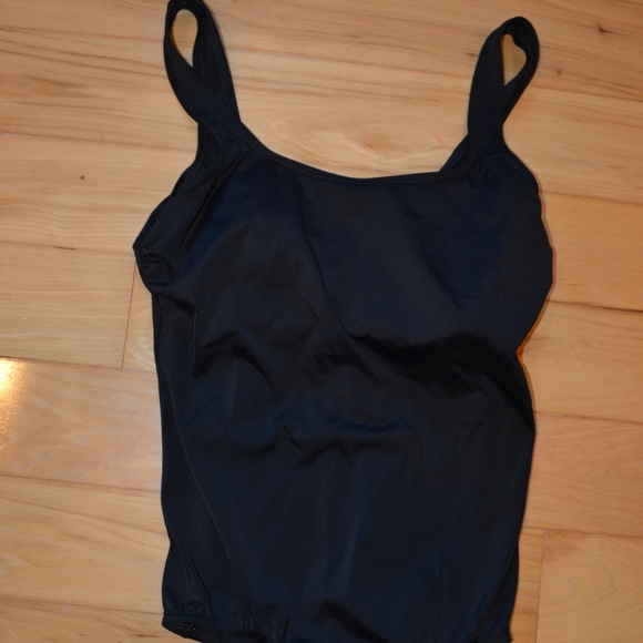 Lands' End Swim Lands End Bathing Suit 2 Swimsuit Black 1pc Padd